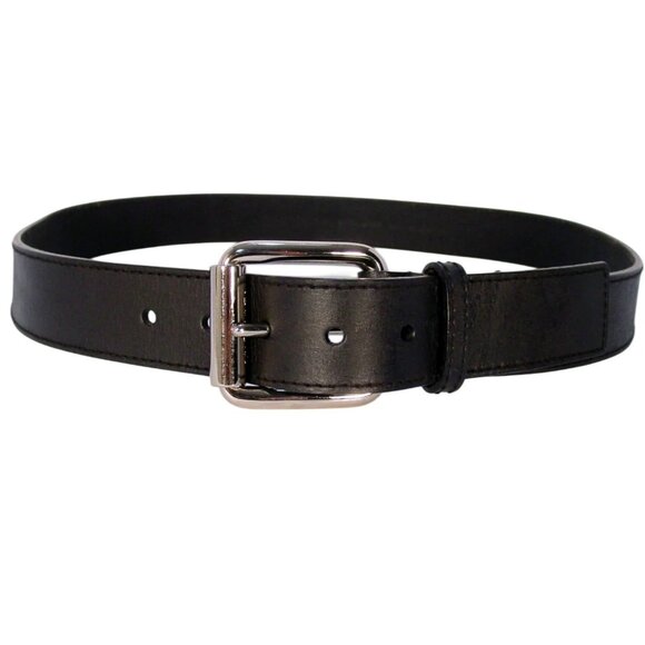MICHAEL KORS Unisex Leather Belt 55458L Square Roller Buckle Size XL (38-42") - Picture 2 of 6